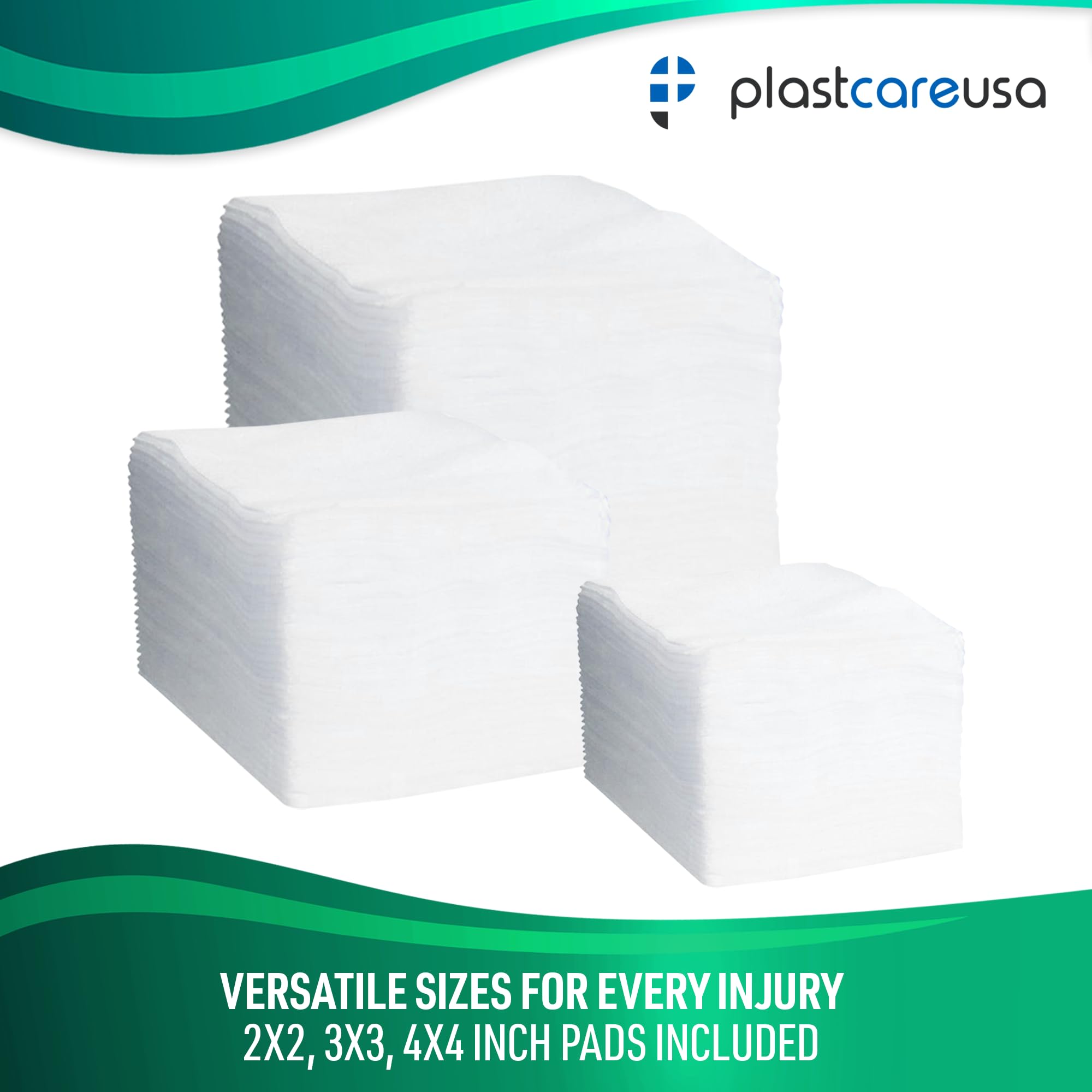 Amazon.com: 600 Pack Assorted Medical Gauze Pads Sizes: 2x2, 3x3